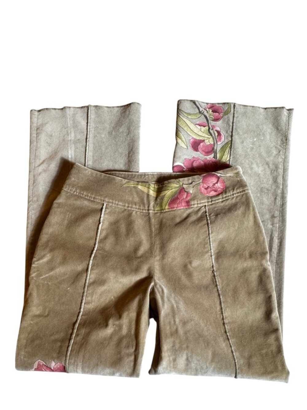 Anthropologie Elevenses Floral Wide Leg Pants Size 8 - Picture 4 of 7